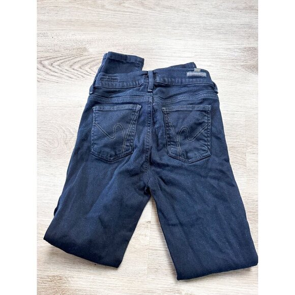 Citizens of Humanity Black Slick Skinny Leg Jeans Womens Denim 24 - Picture 4 of 9